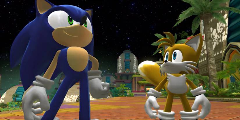 Sonic and Tails in Sonic Colors