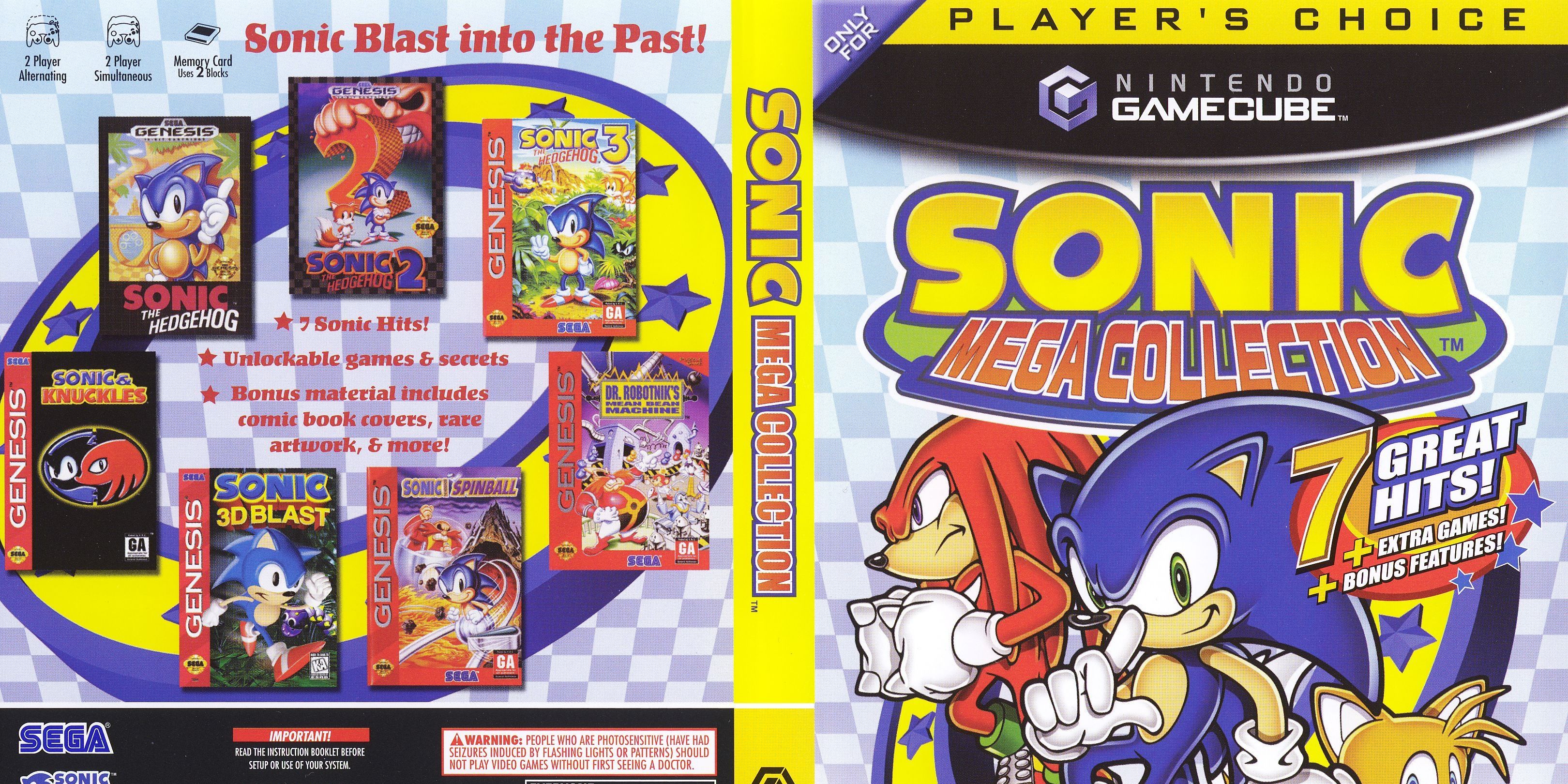 Sonic Mega Collection Cover