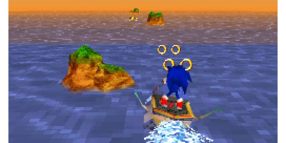 Gameplay screenshot from Sonic Rush Adventure 