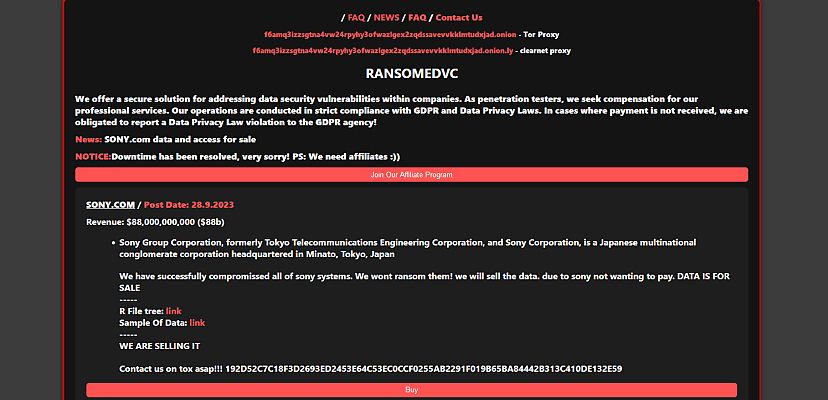 Exclusive: Unveiling the Shocking Secrets Behind Sony's Stolen Data on the Dark Web