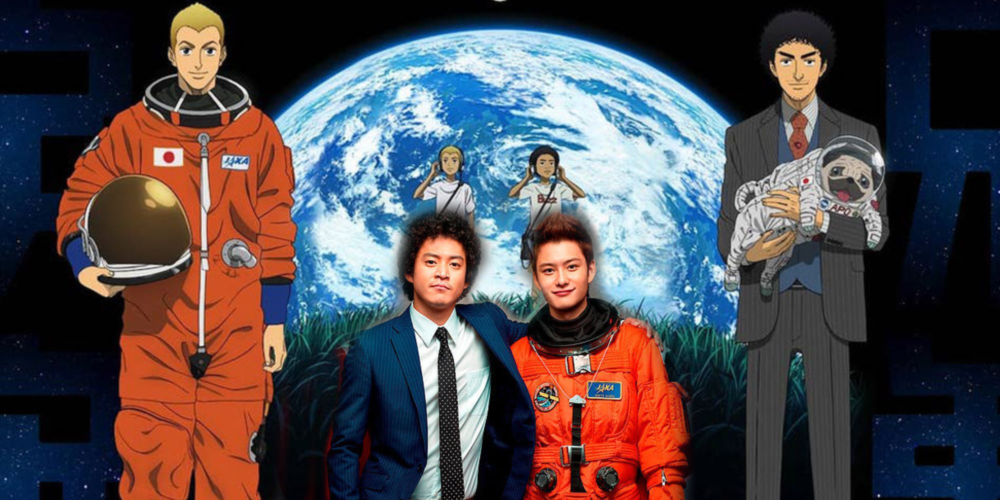Space Brothers live action and anime adaptation hibito mutta nanba