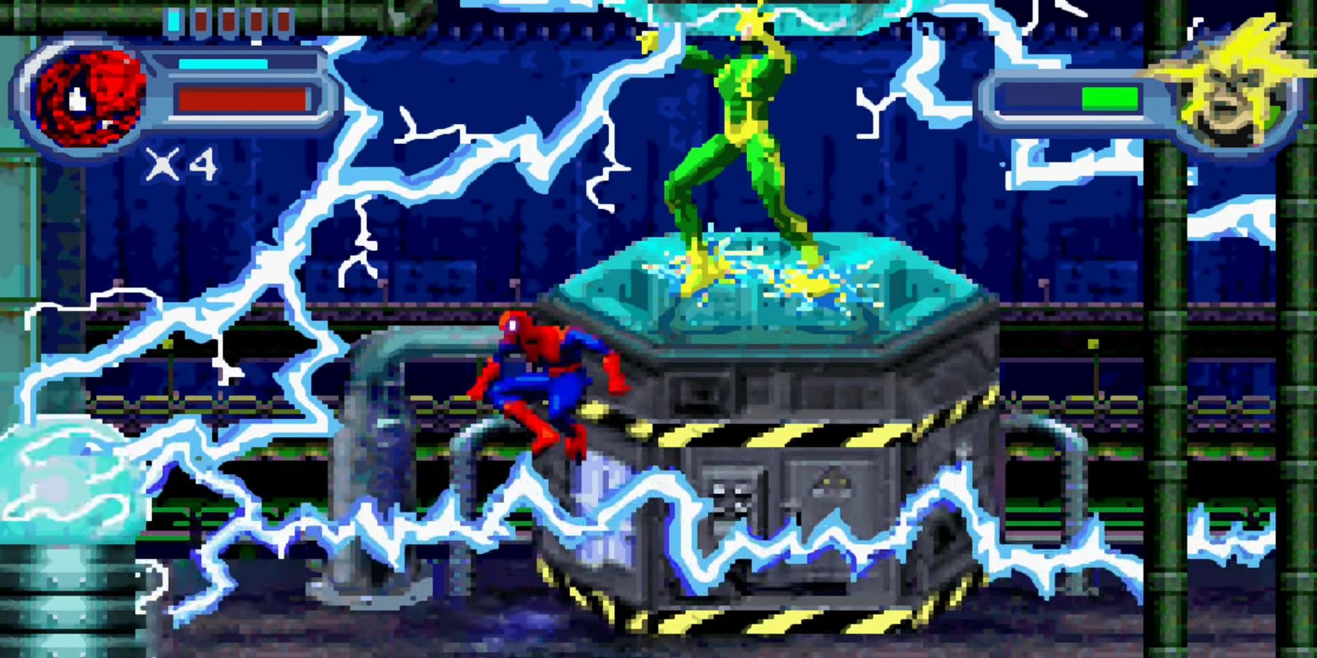 Spiderman Mysterio's Menace Electro battle