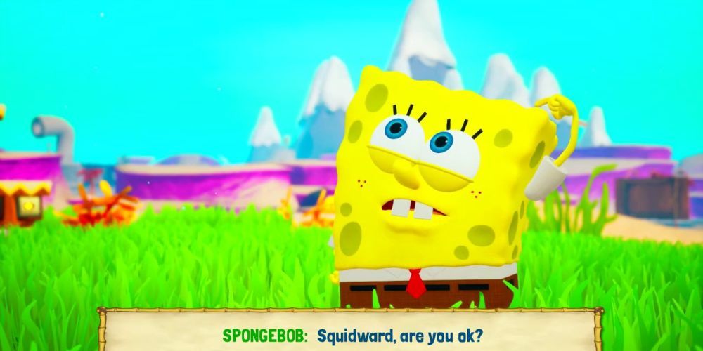 Gameplay screenshot from Spongebob Battle For Bikini Bottom - Rehydrated