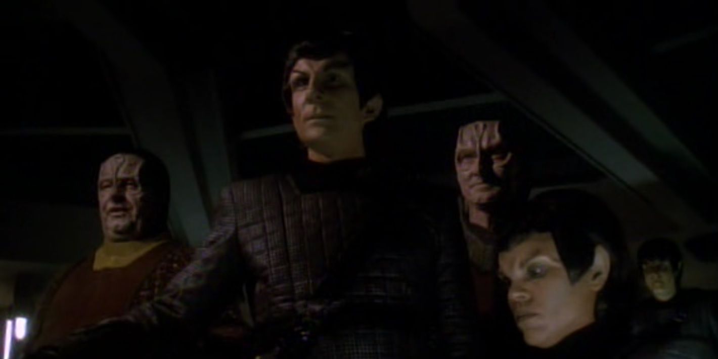 The brief Romulan Cardassian alliance in Star Trek: Deep Space Nine.