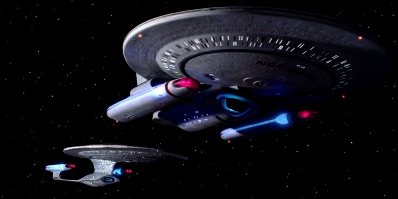 The USS Phoenix and the USS Enterprise in Star Trek.