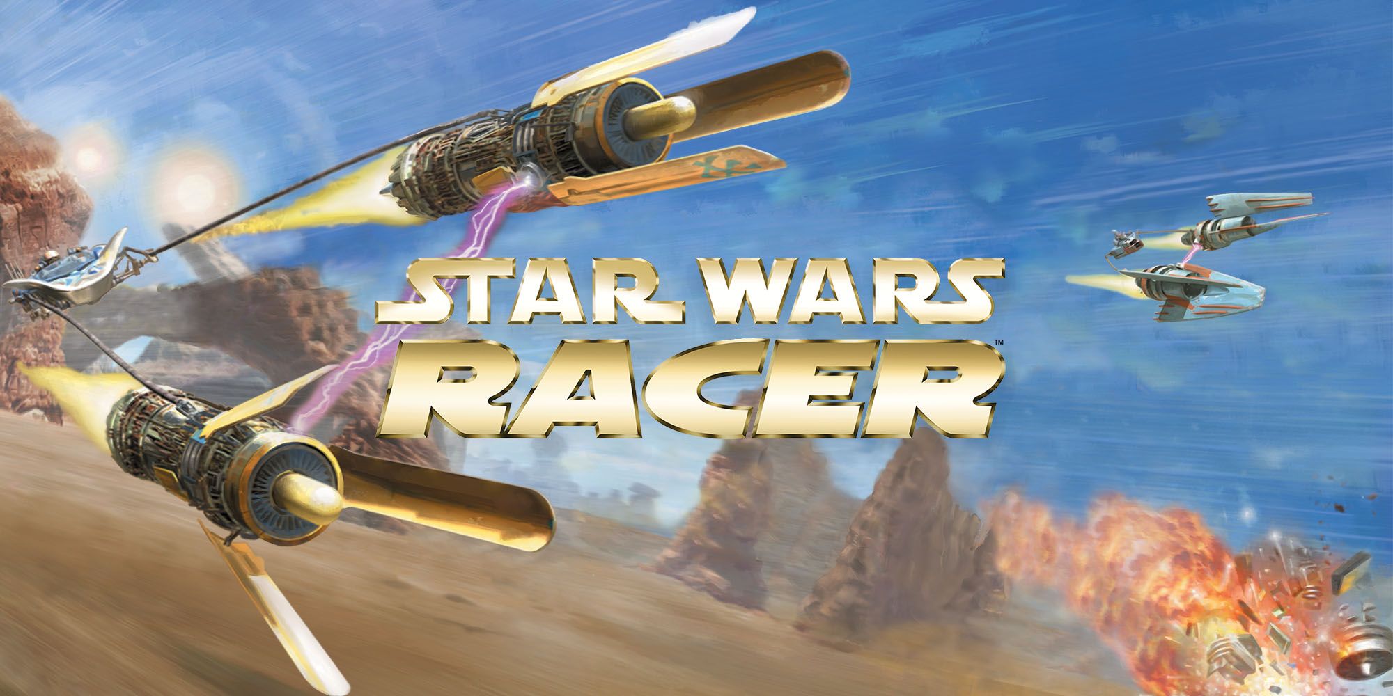 Star Wars Racer Game Cover