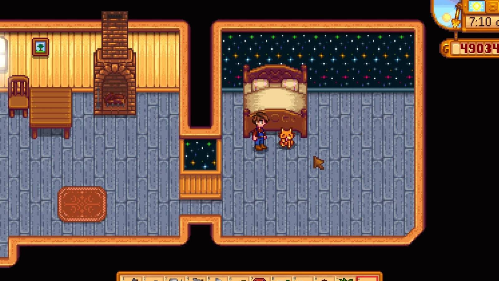 cat in stardew valley