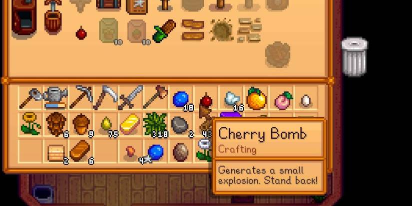 cherry bomb stardew valley