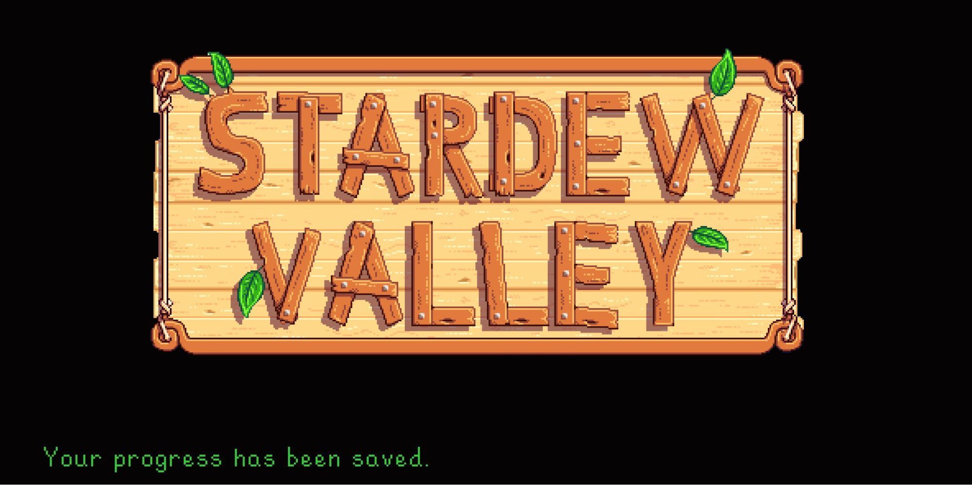 stardew valley how to manually save your game