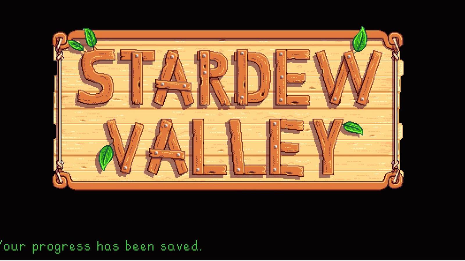 stardew valley how to manually save your game