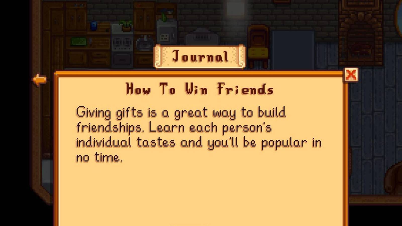 stardew valley how to win friends story quest 