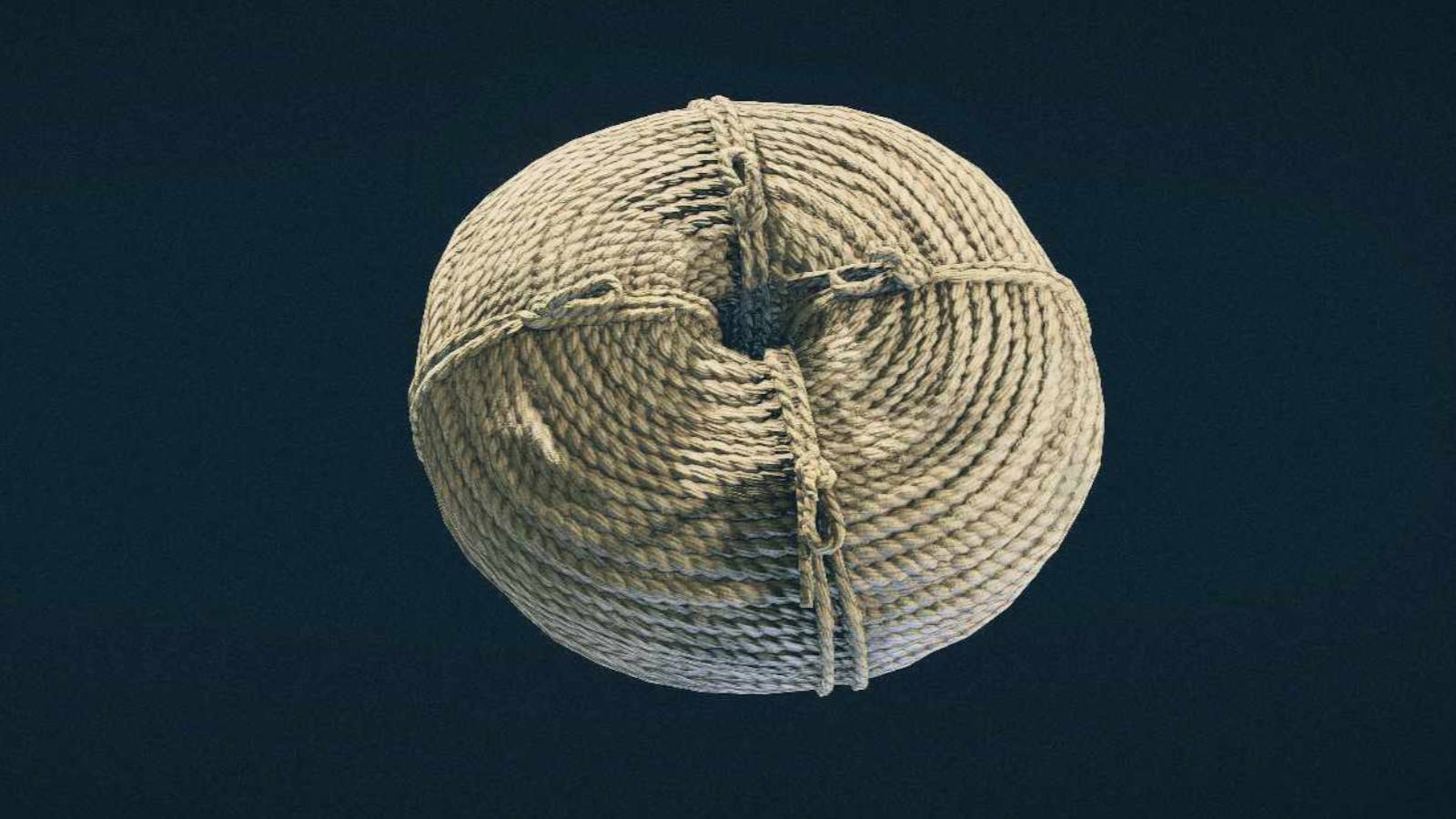 Starfield - a roll of fiber material