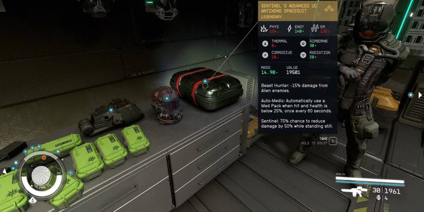 Starfield Antixeno Spacesuit location