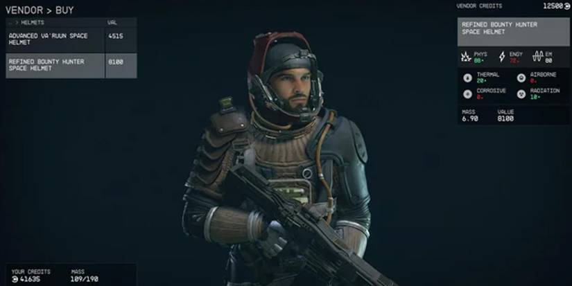 Starfield Best Helmets Bounty Hunter Helmet