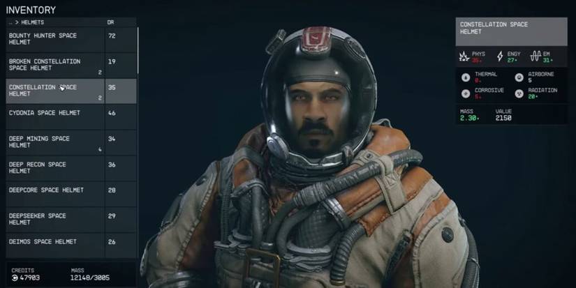 Starfield Best Helmets Constellation