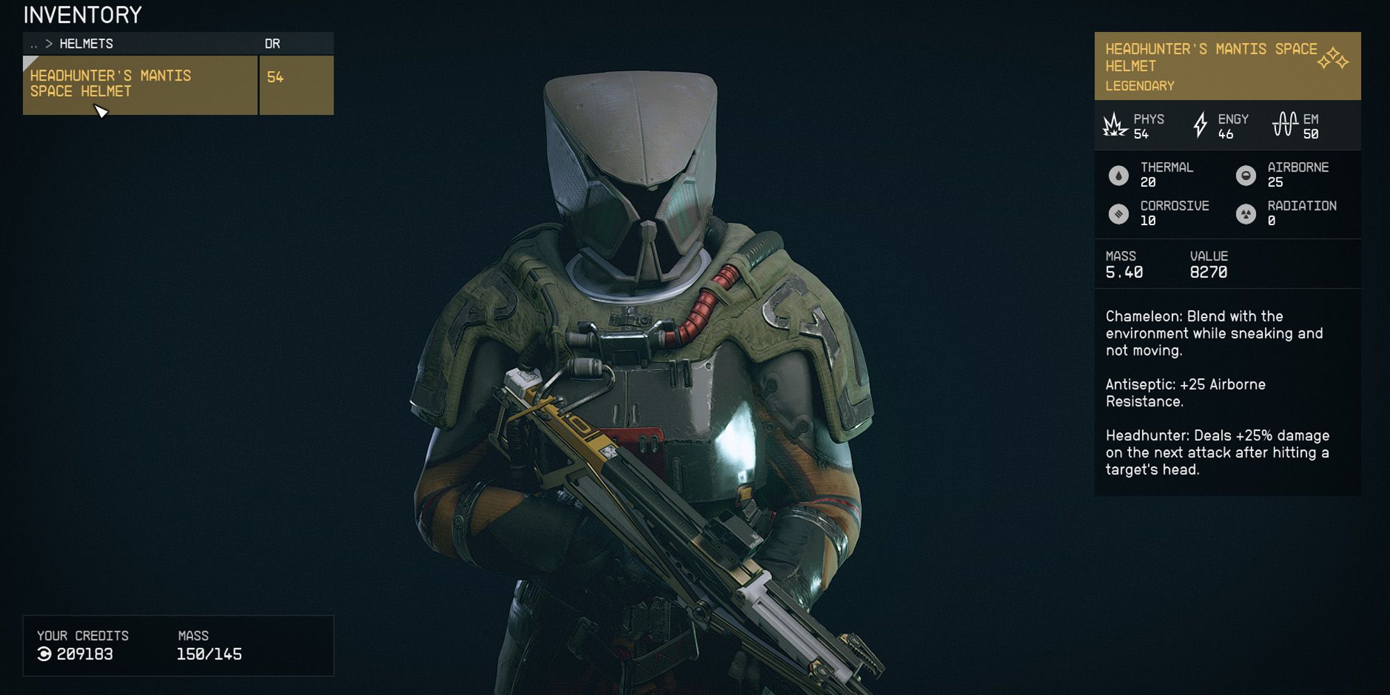 Starfield Best Helmets Mantis Helmet