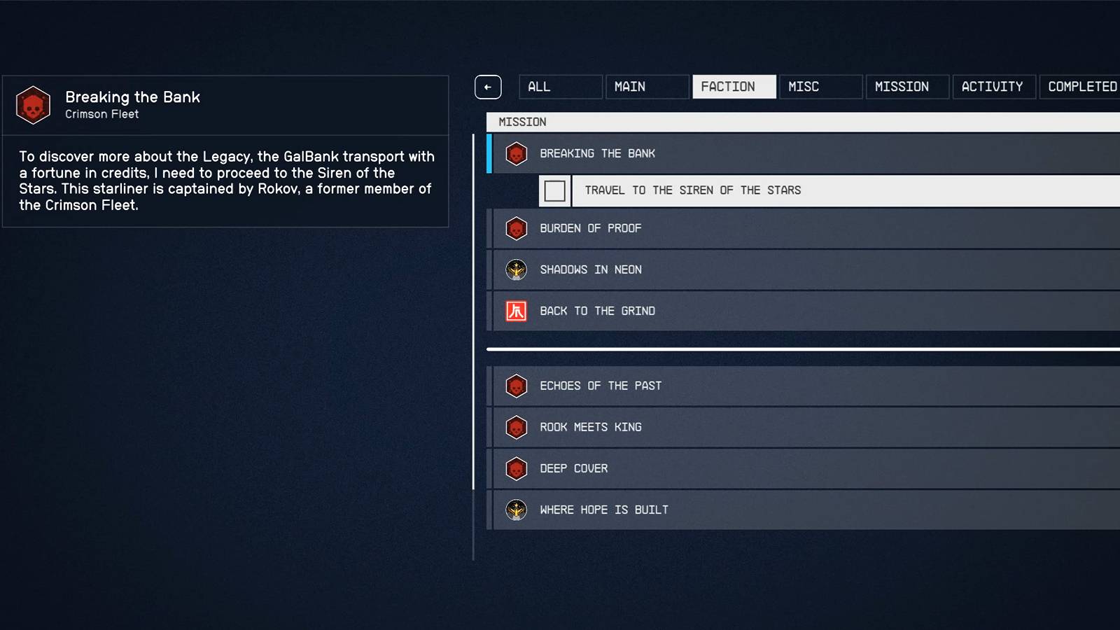 starfield breaking the bank walkthrough