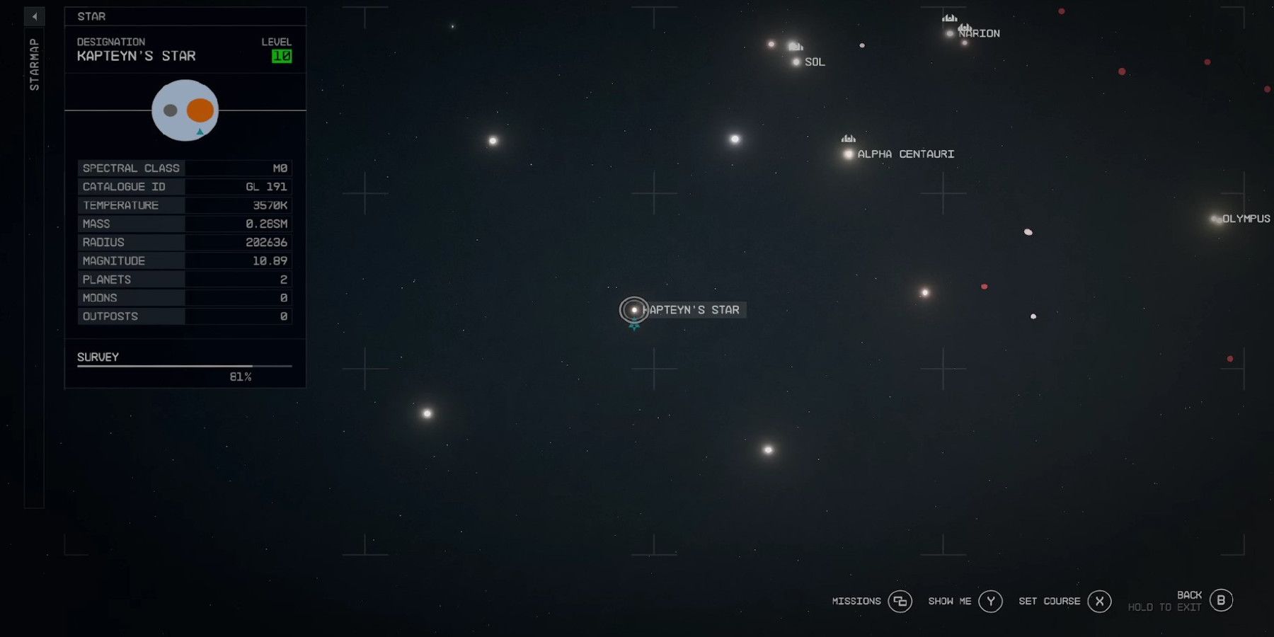starfield - complete - kapteyns star galactic