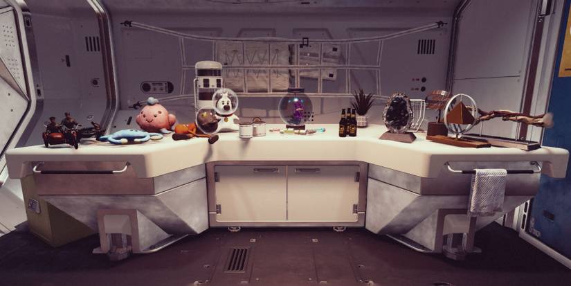 image showing how to decorate ship interior in starfield. 