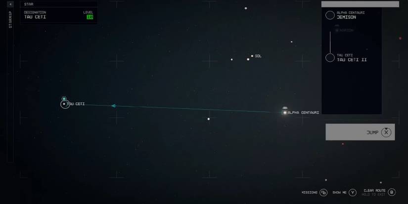 starfield - grunt work - tau ceti