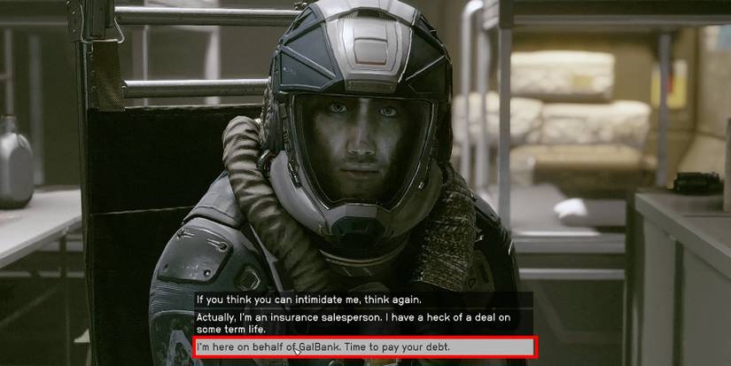 starfield how to persuade dieter maliki to pay his debt without killing him choice 1