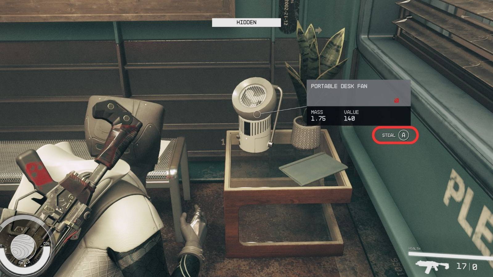 image showing a starfield character stealing. 