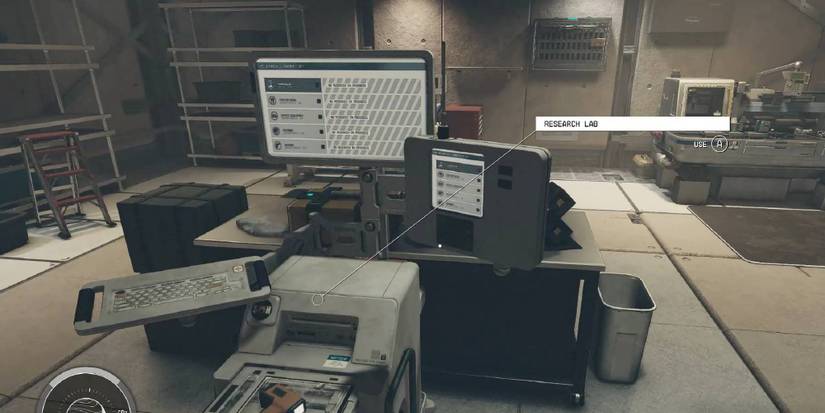 Starfield - Interacting With A Research Lab
