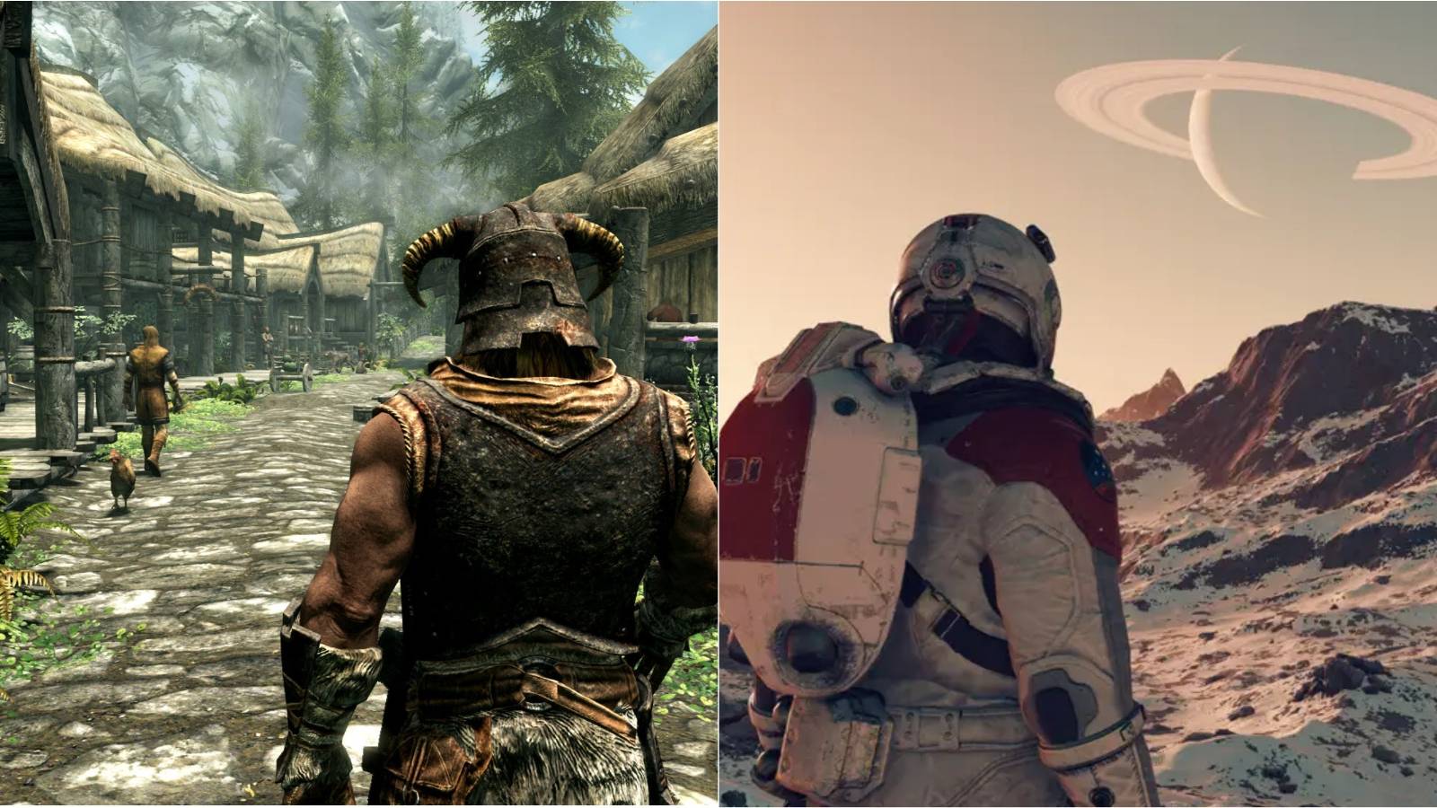 Starfield Intro vs Skyrim Intro
