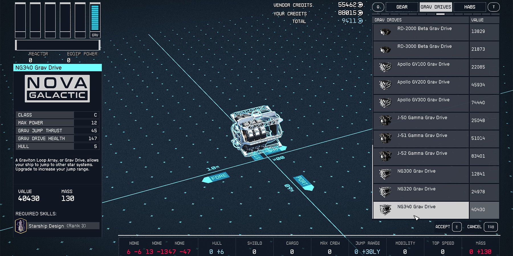 starfield ng340 grav drive