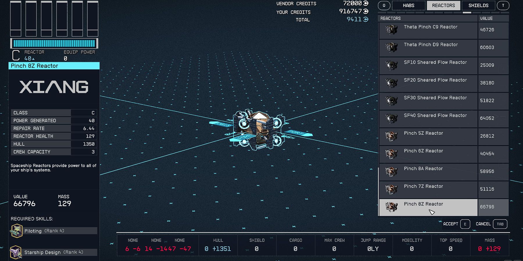 starfield pinch 8z reactor