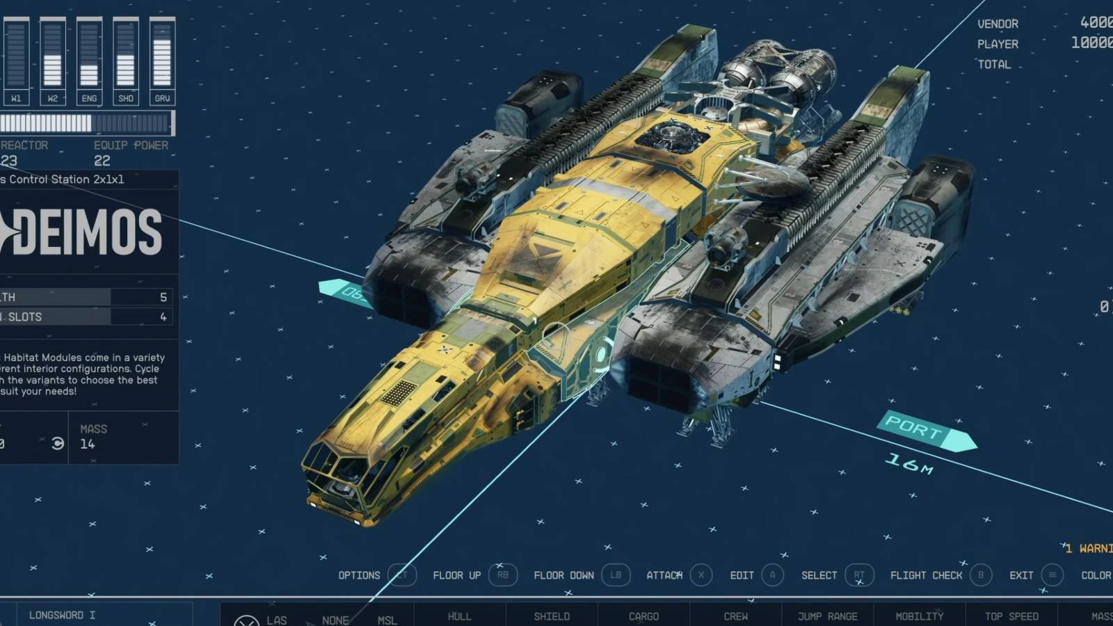 Starfield Ship Customization