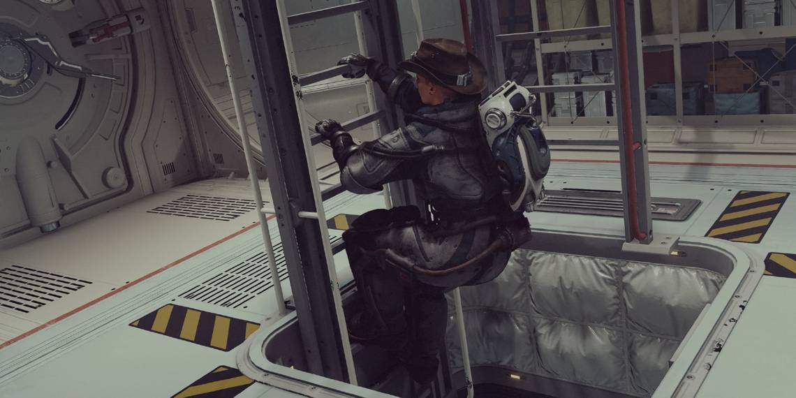 "La nave de Starfield tiene una escalera ridículamente larga que parece sacada de Snake Eater."