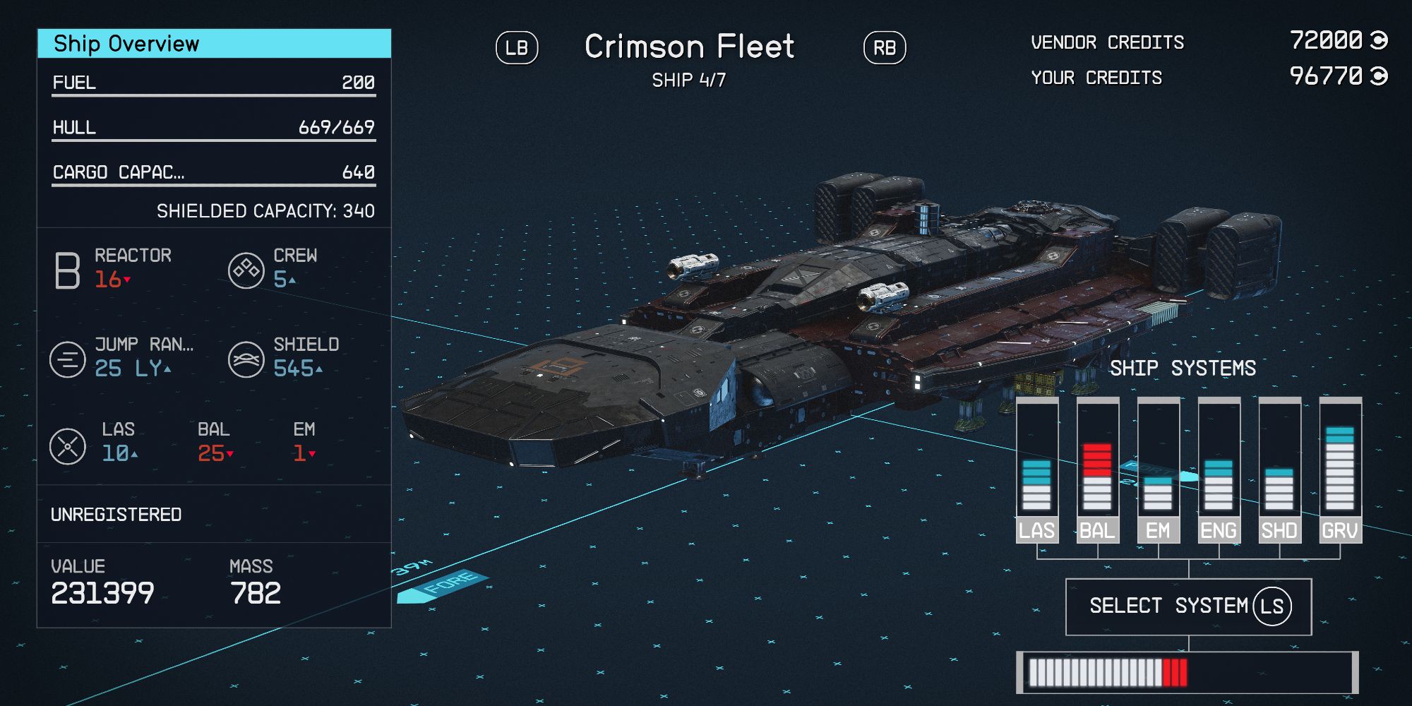 Starfield: Where to Buy Crimson Fleet Ships