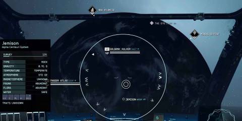 Approaching planet Jemison in Bethesda's Starfield