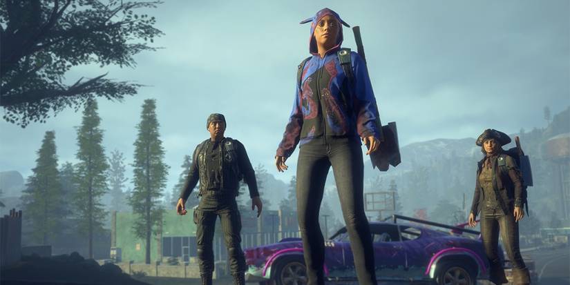 A group of survivors out on a scavenger hunt