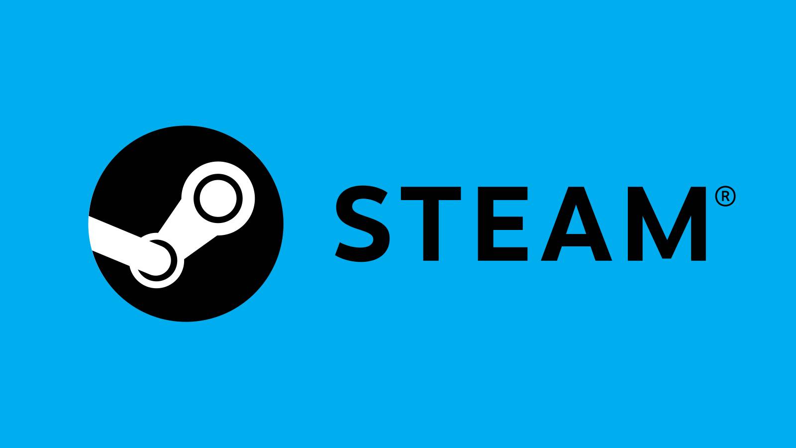 Steam logo turquoise background