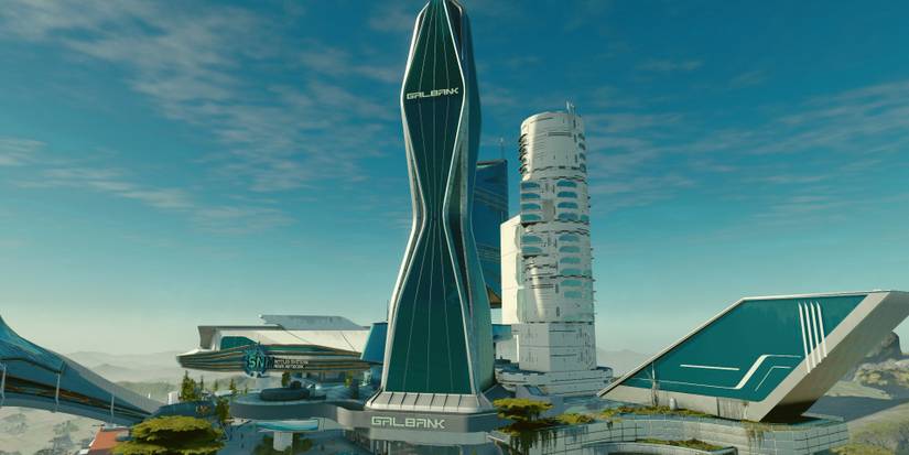 commercial district in new atlantis