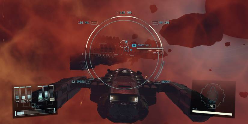 player ship heading to the legacy on bannoc 4