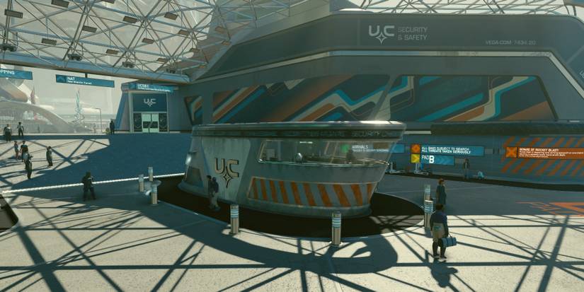 security checkpoint at new atlantis