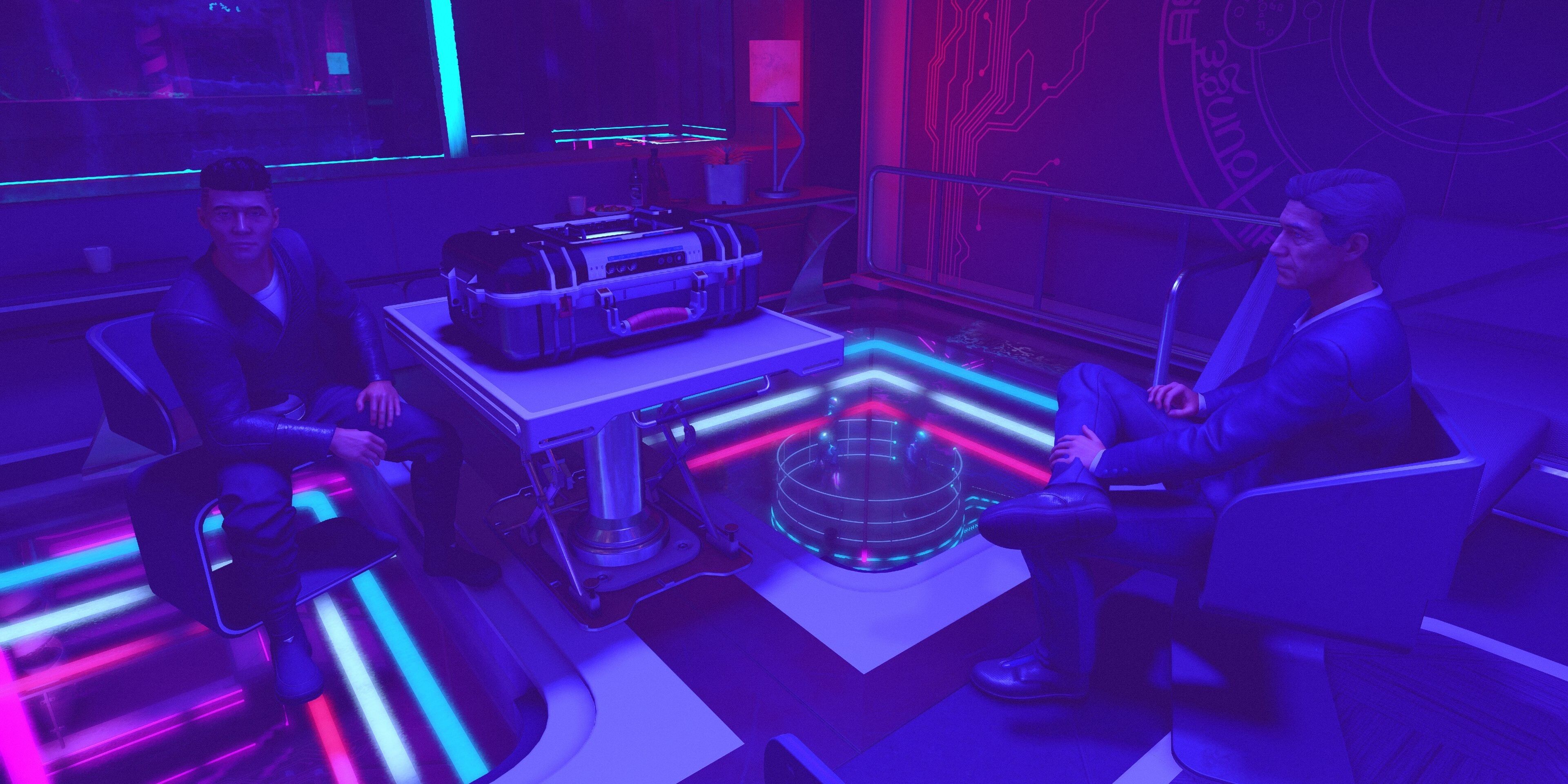 walter and musgrove in a gathering on the astral lounge