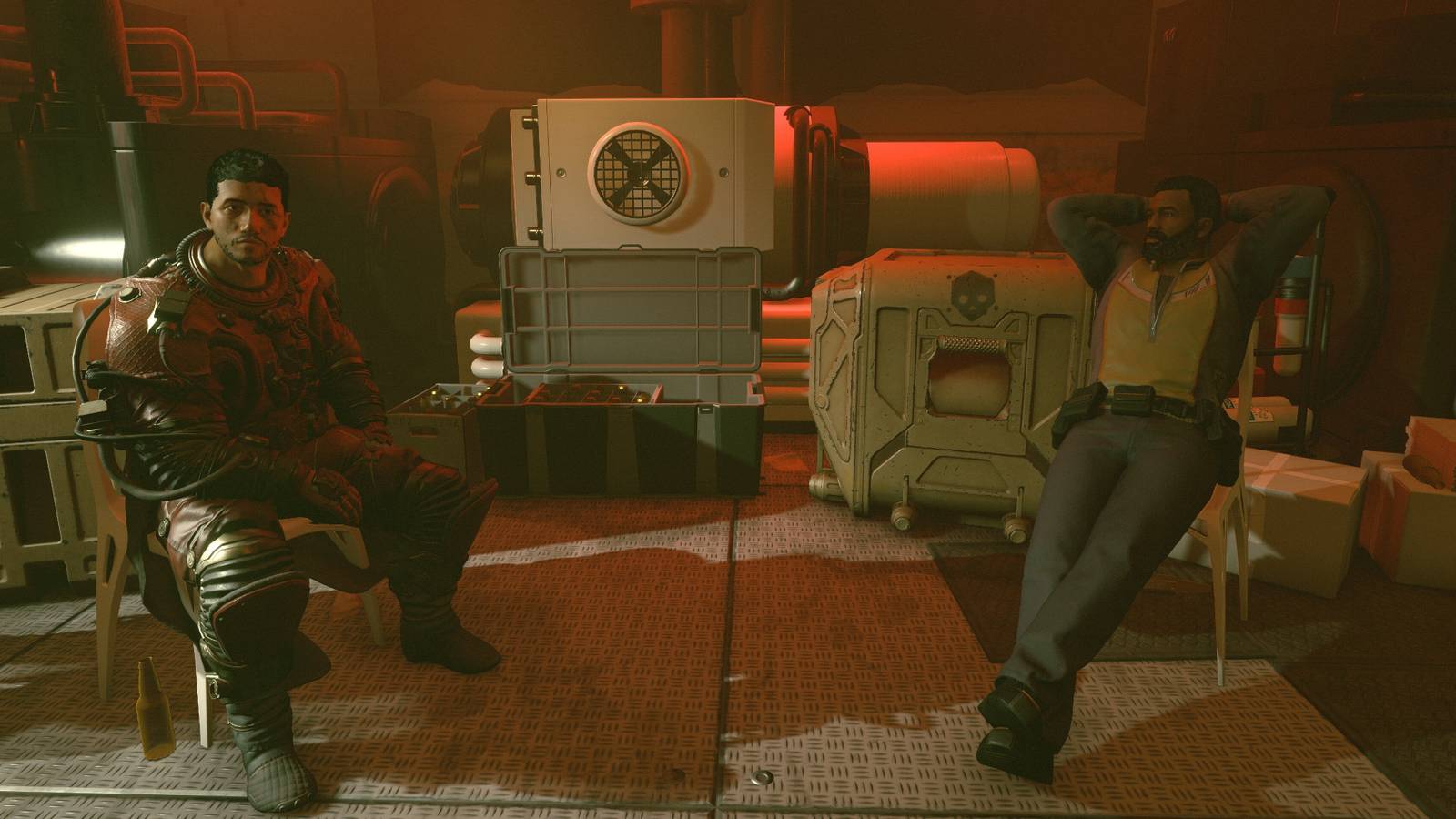 barrett and his crimson fleet friend in starfield