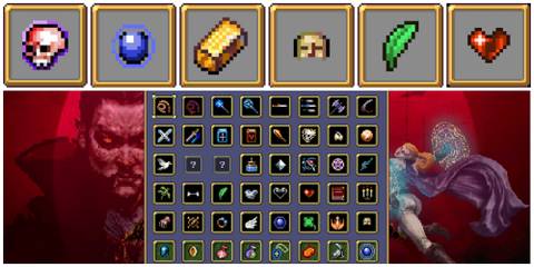 Stone Mask, Attractorb, Spinach and Passive Items in Vampire Survivors