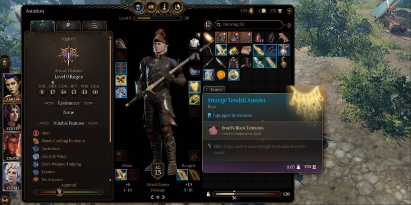 strange tendril amulet baldur's gate 3