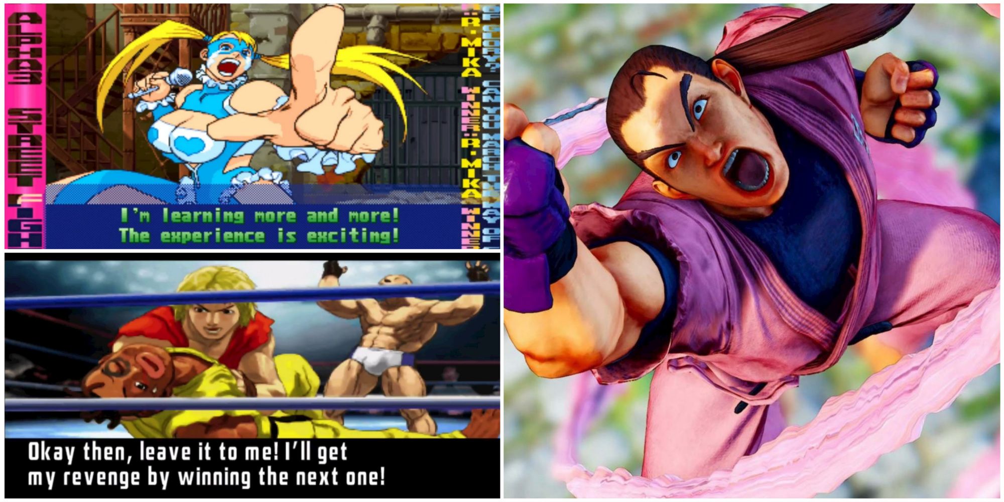 Weakest Street Fighters- R.Mika Sean Dan