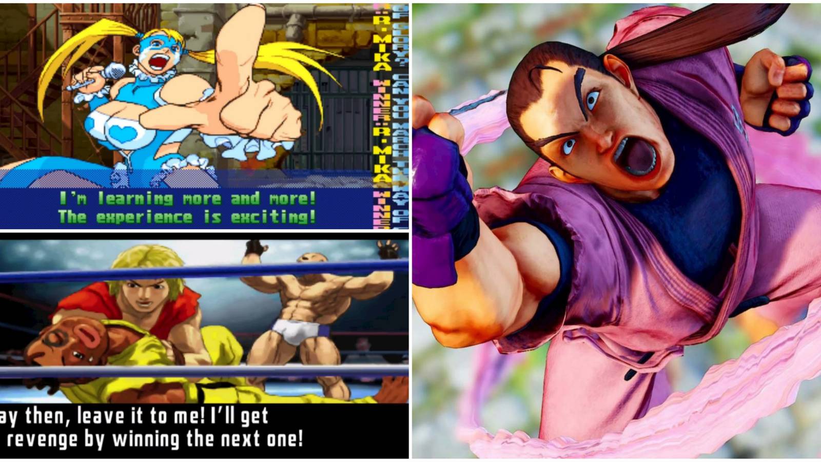 Weakest Street Fighters- R.Mika Sean Dan