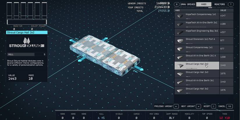 stroud collection in starfield