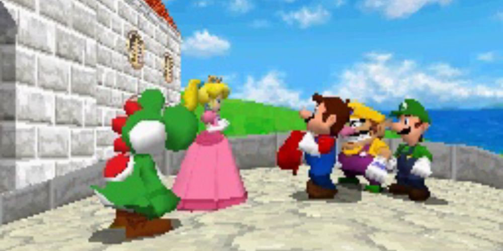 Gameplay screenshot from Super Mario 64 DS 