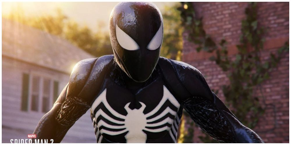 symbiote suit previewed from Spider-Man 2