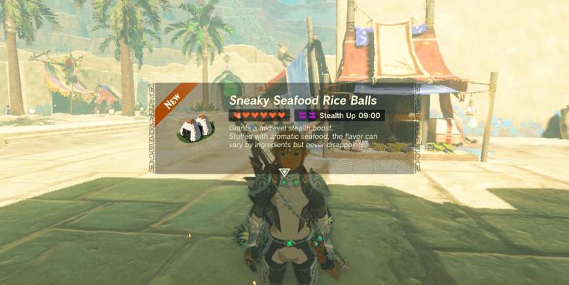 Tears of the Kingdom Sneaky Seafood Rice Balls