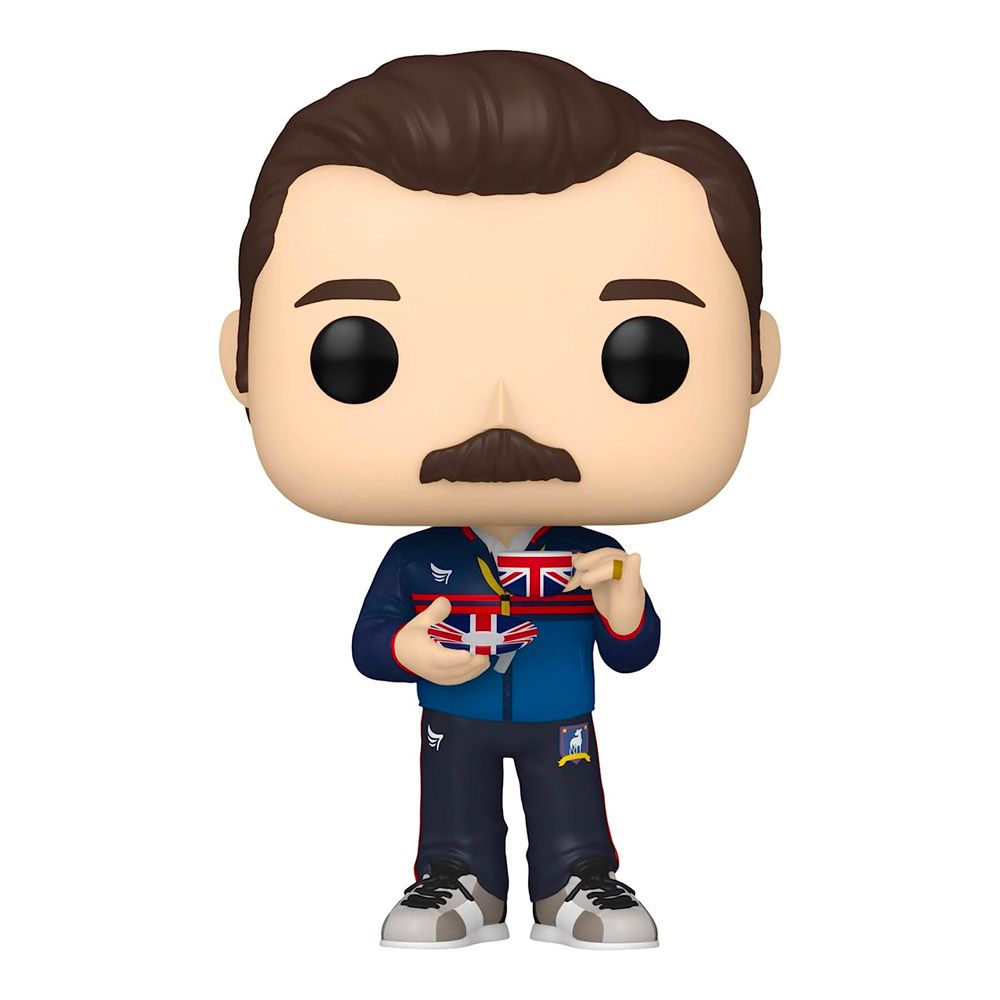 Ted lasso with Union Flag tea cup Funko Pop!